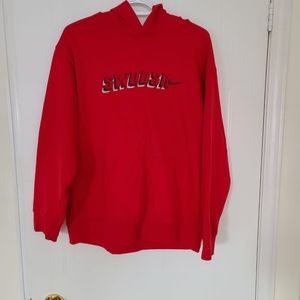 Nike Swoosh Hoodie Red XL